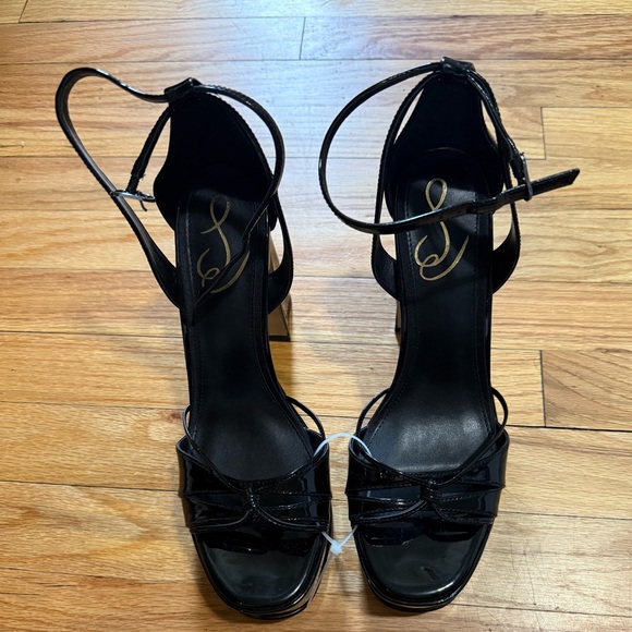 Sam Edelman | Kamille Patent Platform Heel Ankle Strap - Picture 4 of 8